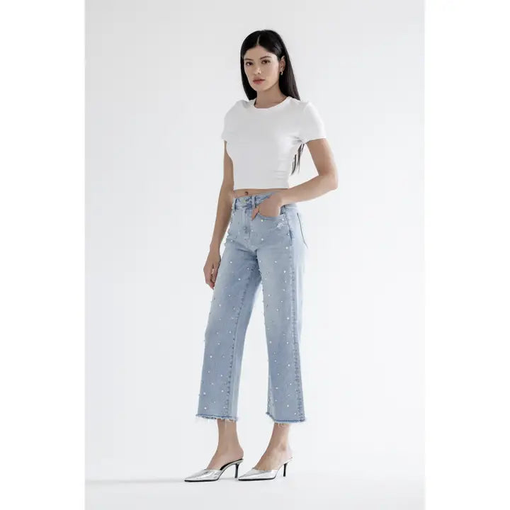 Hailey Embellished Denim