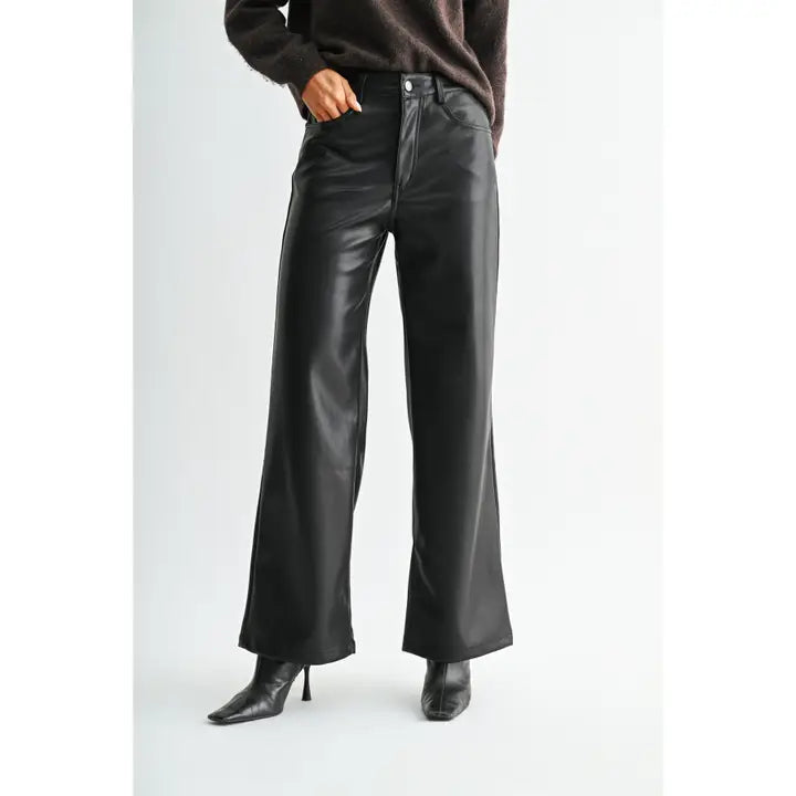 Giselle Faux Leather Pants