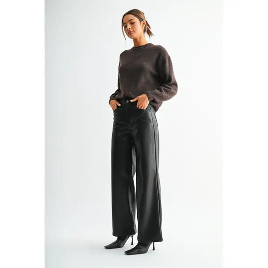 Giselle Faux Leather Pants
