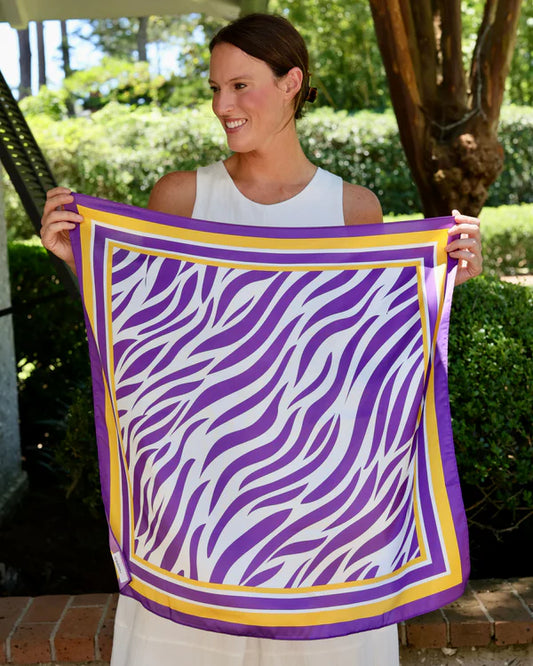 Harper Striped Medium Scarf
