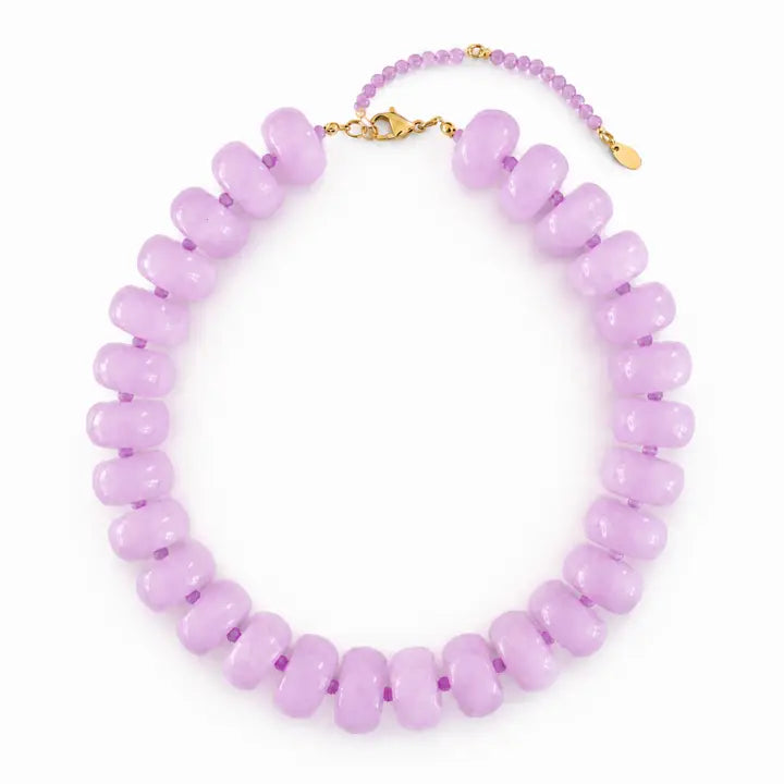 Cait Chunky Resin Beaded Necklace