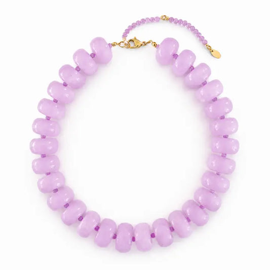 Cait Chunky Resin Beaded Necklace